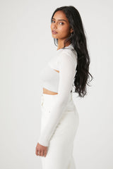 Super Cropped Sweater-Knit Top | Forever 21 Womens
