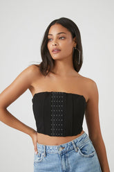 Hook-and-Eye Cropped Tube Top | Forever 21 Womens