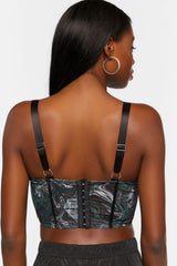 Marble Bustier Crop Top | Forever 21 Womens