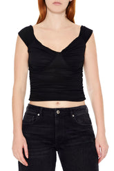 Ruched Bustier Crop Top | Forever 21 Womens