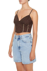 Eyelet Cropped Cami | Forever 21 Womens