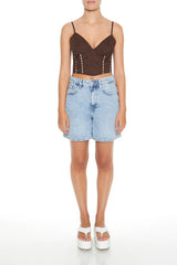 Eyelet Cropped Cami | Forever 21 Womens