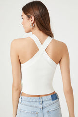 Sweater-Knit Crisscross Crop Top | Forever 21 Womens