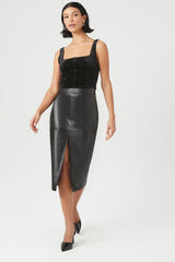 Velvet Hook-and-Eye Crop Top | Forever 21 Womens