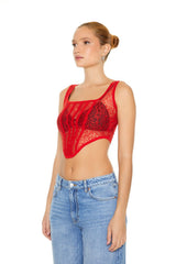Lace Corset Crop Top | Forever 21 Womens