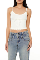 Seamless Bow Cropped Cami | Forever 21 Womens
