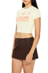 Ribbed Knit Spain Baby Tee | Forever 21 Womens
