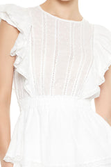 Clip Dot Lace Ruffled Mini Dress | Forever 21 Womens