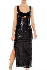 Sequin Cutout Maxi Dress | Forever 21 Womens