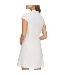 Cap Sleeve Roll Neck Shift Ivory | Forever 21 Womens