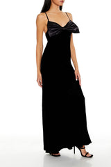 Velvet Bow Maxi Dress | Forever 21 Womens