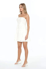 Strapless Eyelet Bustier Mini Dress | Forever 21 Womens