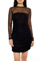 Lattice Combo Sweater Dress | Forever 21 Womens