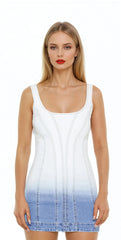 Gradient Denim Tank Mini Dress | Forever 21 Womens