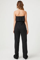 Flounce Wide-Leg Tube Jumpsuit | Forever 21 Womens