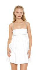 Rhinestone Babydoll Mini Dress | Forever 21 Womens