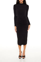 Ruched Bodycon Midi Dress | Forever 21 Womens