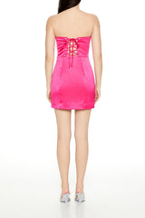 Lace-Up Corset Tube Mini Dress | Forever 21 Womens