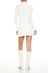 Ribbed Knit Mock Neck Mini Dress | Forever 21 Womens