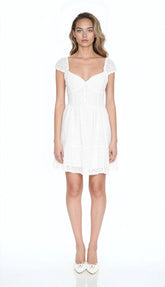 Eyelet Bustier Flounce Mini Dress | Forever 21 Womens
