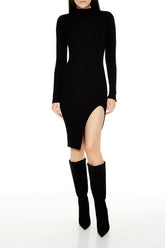 Ribbed Knit Midi Sweater Dress | Forever 21 Womens