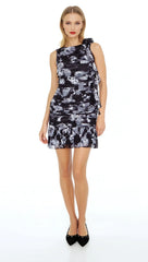 Ruffle Abstract Rosette Mini Dress | Forever 21 Womens