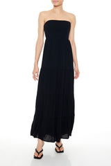 Strapless Tie-Back Maxi Dress | Forever 21 Womens
