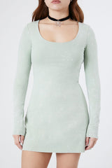 Mineral Wash Fit & Flare Dress | Forever 21 Womens