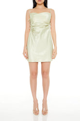 Satin Cutout Cami Slip Dress | Forever 21 Womens