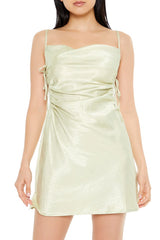 Satin Cutout Cami Slip Dress | Forever 21 Womens