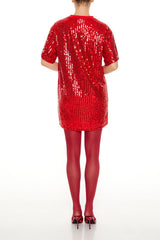 Sequin Festive AF T-Shirt Dress | Forever 21 Womens