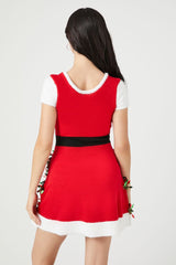 Tinsel Garland Santa Mini Dress | Forever 21 Womens