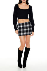 Cropped Rib-Knit Sweater | Forever 21 Womens