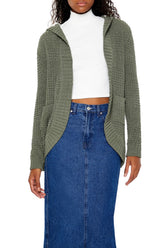 Hooded Open-Front Cardigan Sweater | Forever 21 Womens