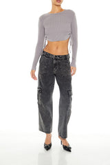 Ruched Cropped Sweater | Forever 21 Womens