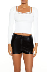Lace Cami & Sweater Combo Top | Forever 21 Womens