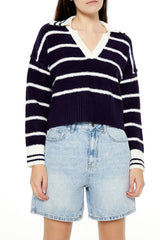 Striped V-Neck Sweater | Forever 21 Womens