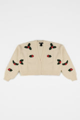 Holly Leaf Cardigan Sweater | Forever 21 Womens