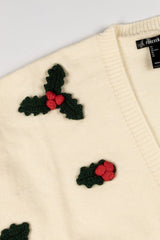 Holly Leaf Cardigan Sweater | Forever 21 Womens