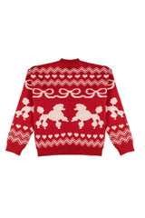 Poodle Pattern Fair Isle Knit Sweater | Forever 21 Womens