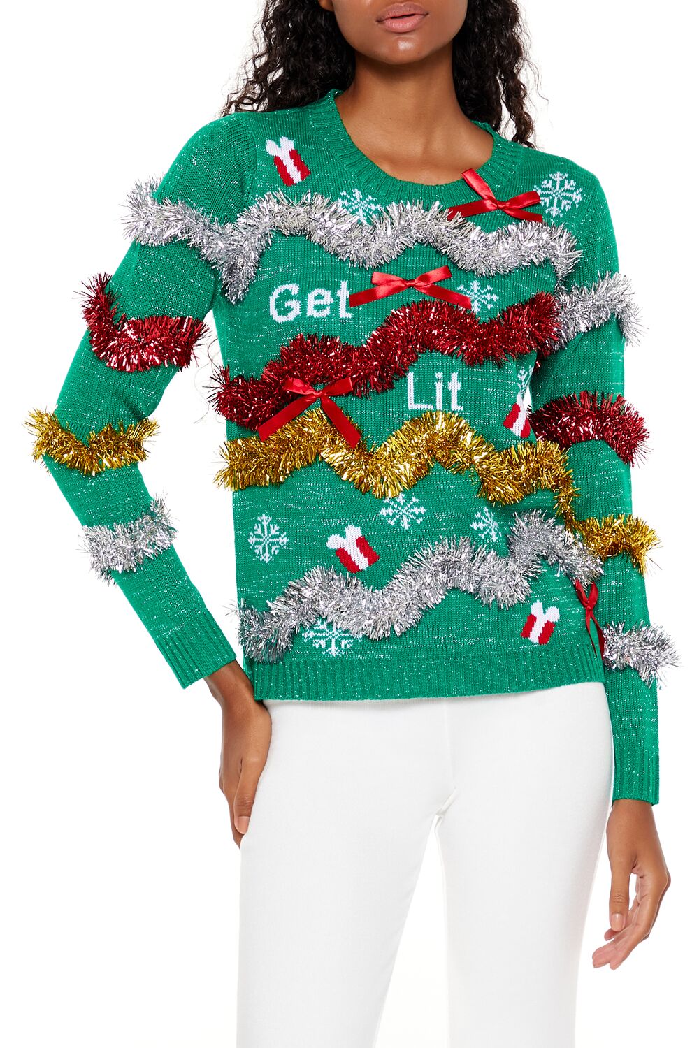 Get Lit Christmas Sweater | Forever 21 Womens