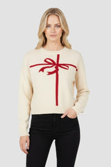 Gift Bow Crew Neck Sweater | Forever 21 Womens