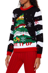 Light It Up Christmas Tree Sweater | Forever 21 Womens