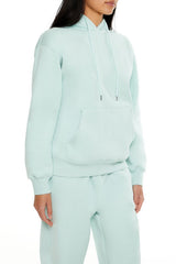 Fleece Drawstring Hoodie | Forever 21 Womens