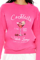 Cocktails Fleece Pullover | Forever 21 Womens