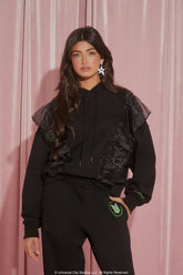 Wicked Witch Ruffle Hoodie | Forever 21 Womens