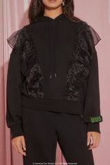 Wicked Witch Ruffle Hoodie | Forever 21 Womens