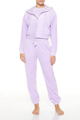 Velour Zip-Up Hoodie | Forever 21 Womens