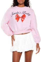 Santas Baby Graphic Pullover | Forever 21 Womens