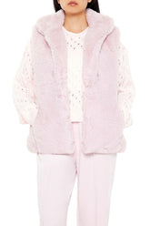 Notched Faux Fur Vest | Forever 21 Womens